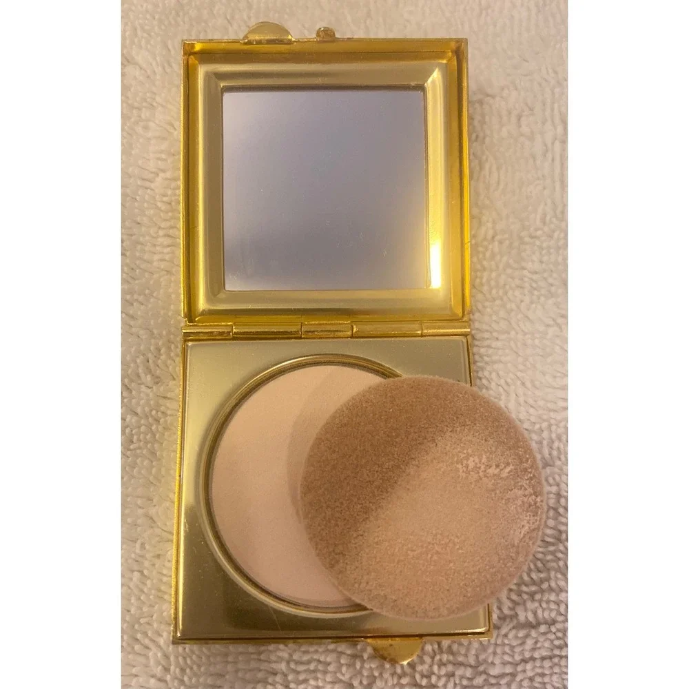 Estee Lauder Lucidity‎ Translucent Pressed Powder Gold Square Compact